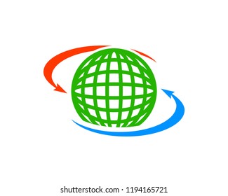 Sharing Global Icon Logo Design Element