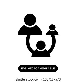 sharing group phone a friends black symbol icon designs illustration logo sign