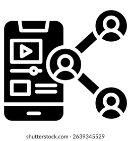 Sharing Icon Element For Design