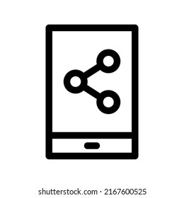 icono de uso compartido o logotipo símbolo de signo aislado ilustración vectorial de alta calidad estilo negro iconos vectoriales
