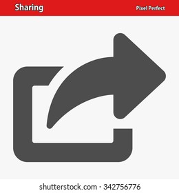 Sharing Icon. Professional, pixel perfect icons optimized for both large and small resolutions. EPS 8 format.