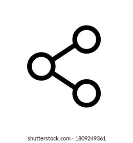Sharing icon. Icon share isolated on white background. Vector EPS 10
