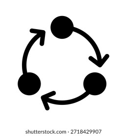 Sharing Icon Vector Symbol Design Illustration