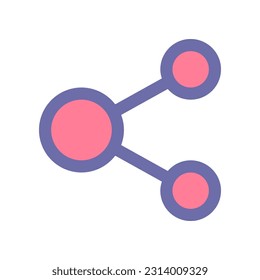 icono de compartir para tu diseño de sitio web, logotipo, aplicación, interfaz de usuario.