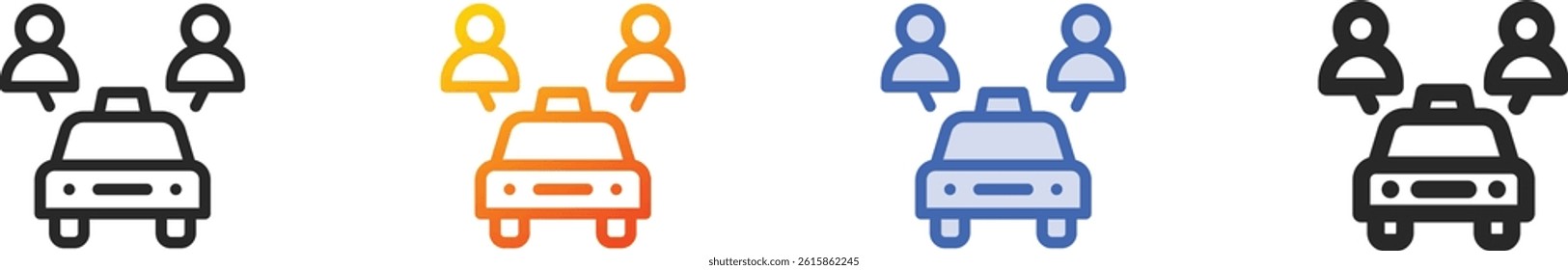 sharing icon.Thin Linear, Gradient, Blue Stroke and bold Style Design Isolated On White Background