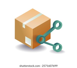 Sharing the illustration concept delivery package