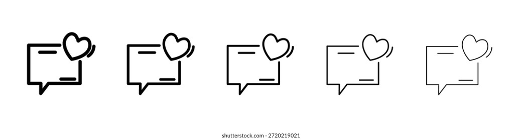 Compartir el diseño del icono del amor, logotipo, App, interfaz de usuario. Ilustración vectorial, EPS