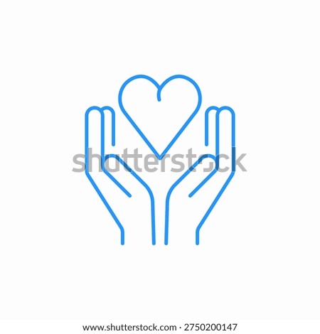 sharing love icon sign vector