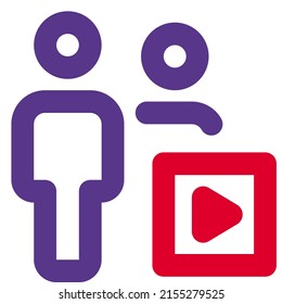 sharing the multimedia on a web messenger among family members