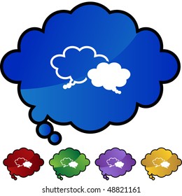 Sharing Thoughts icon set