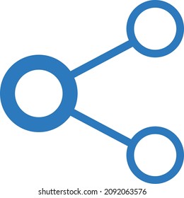 compartiendo ilustración vectorial aislada en un fondo transparente. iconos vectoriales de glifo para el concepto o gráficos web.