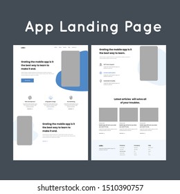 Sharing with you a landing page made for app website company . It shows different stages of creating own cloud