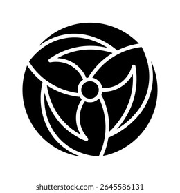 Sharingan icon on white background
