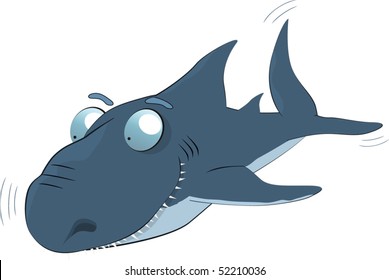 Angry Shark Stock Vector (Royalty Free) 121591867 | Shutterstock