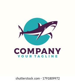 shark angry logo vector awesome