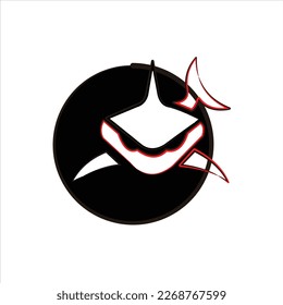 shark  animal vector logo design