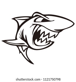 shark animals vector logo