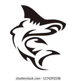 shark animals vector logo