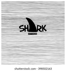 shark attack, quote design, t-shirt summer print