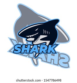 Vector Sport Logo Illustration Shark Mascot Stock Vector (Royalty Free ...