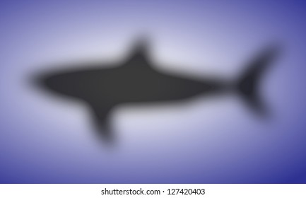 shark blur design, abstract vector art illustration
