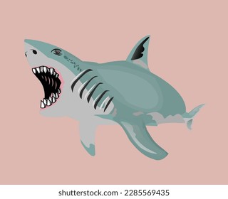shark from the bottom of the sea that will prey