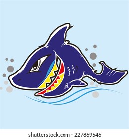 shark cartoon