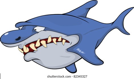 Shark. Cartoon