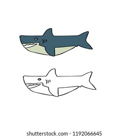 Shark cartoon image