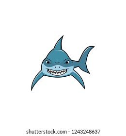 shark cartoon logo
