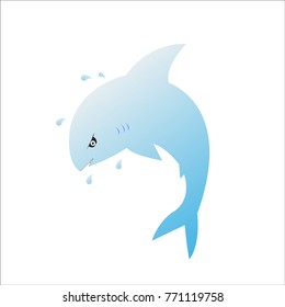 shark cartoon vector