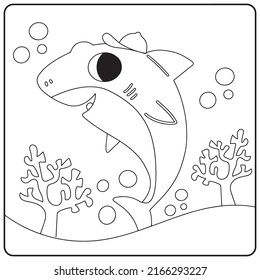 Shark Coloring Pages For Kids