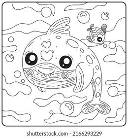 Shark Coloring Pages For Kids