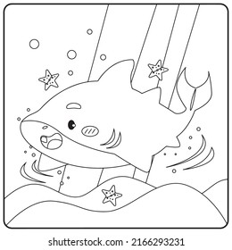 Shark Coloring Pages For Kids