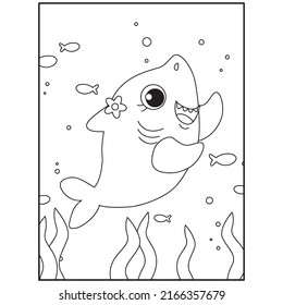 Shark Coloring Pages For Kids