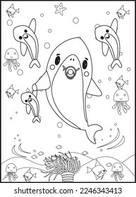 Shark Coloring Pages for Kids