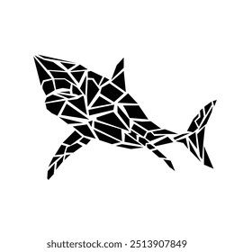 Shark Concept Logo Icon Design