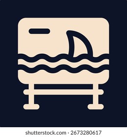 Shark kreative Symbol Artwork trendy nützlichen Vektor Illustration Design wunderschön bunt Hintergrund.eps