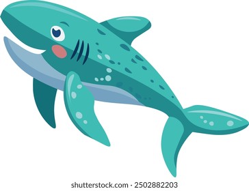 Shark. Cute shark illustration. Vector illustration