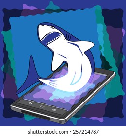 Shark in deep phone