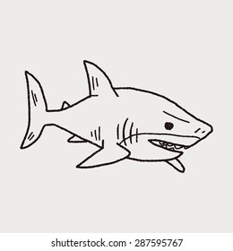 Shark doodle