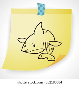 shark doodle