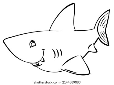 1,237 Shark jaws outline Stock Illustrations, Images & Vectors ...