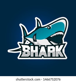 Shark Esport Gaming Logo Design Shark Stock Vector (Royalty Free ...