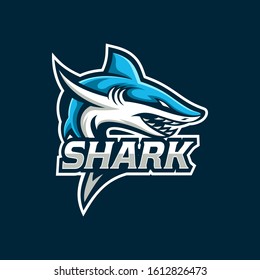 Shark Esport Gaming Mascot Logo Template Stock Vector (Royalty Free ...