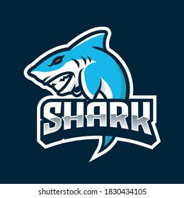 Shark Esport Logo Design Team Emblem Stock Vector (Royalty Free ...