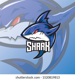 Shark Esport Logo Gaming Mascot Stock Vector (Royalty Free) 1520819813 ...