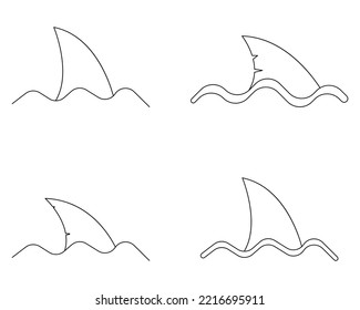 Shark Fin Collection Hand Drawn Set