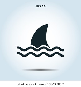 shark fin icon