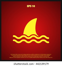 shark fin icon